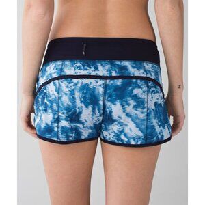Lululemon 6 Speed Short Seaside Silver Fox Alberta Lake Naval Blue Rare 4